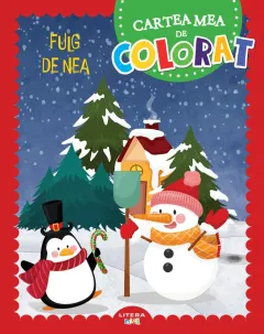 Coperta cărții Fulg de nea. Cartea mea de colorat