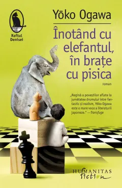 Coperta cărții Înotând cu elefantul, în brațe cu pisica