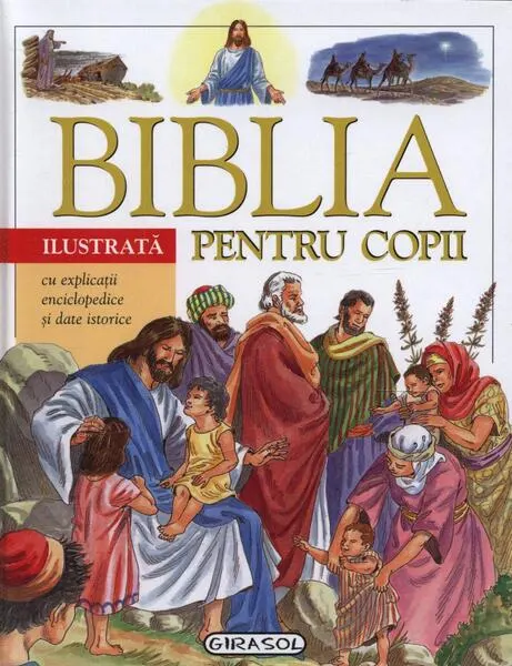 Coperta cărții Biblia ilustrată pentru copii