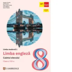 Coperta cărții Limba moderna 1. Limba engleza. Caietul elevului pentru clasa a VIII-a