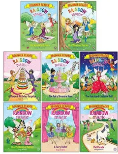 Coperta cărții Rainbow Magic Beginner Readers 8 Books Collection Set