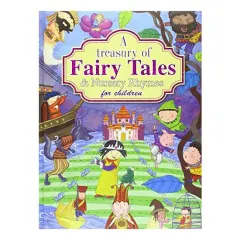Coperta cărții A treasury of fairy tales and nursery rhymes for children