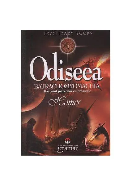 Coperta cărții Odiseea. Batrachomyomachia