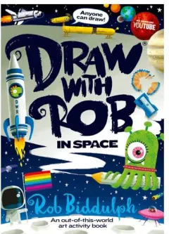 Coperta cărții Draw With Rob: In Space