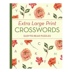 Coperta cărții EXTRA LARGE PRINT CROSSWORDS, Eric Saunders
