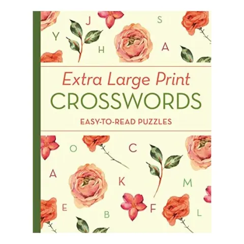 Coperta cărții EXTRA LARGE PRINT CROSSWORDS, Eric Saunders