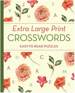 Coperta cărții EXTRA LARGE PRINT CROSSWORDS, Eric Saunders