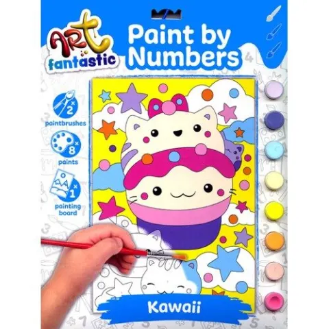 Coperta cărții Art Fantastic Paint by Number Kawaii