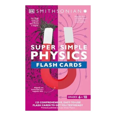 Coperta cărții Super Simple Physics Flash Cards, Smithsonian