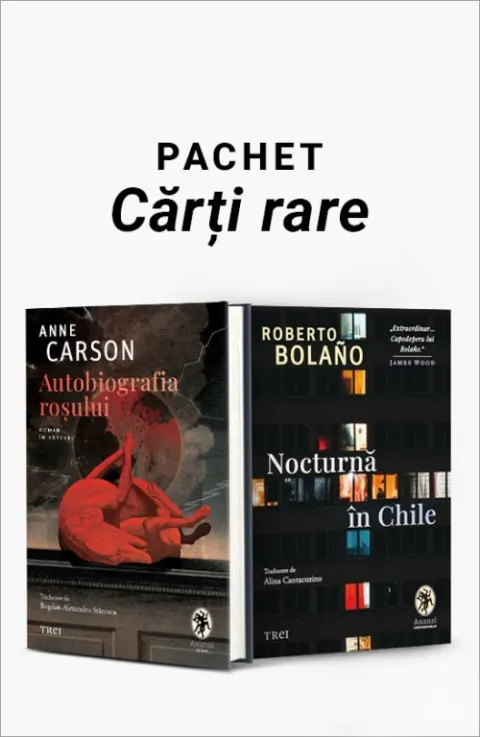 Coperta cărții Pachet Cărți rare. Autobiografia roșului/Nocturnă în Chile - Anne Carson