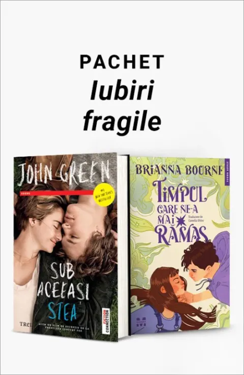 Coperta cărții Pachet Iubiri fragile. Sub aceeași stea/Timpul care ne-a mai rămas - John Green