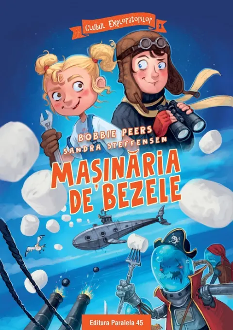 Coperta cărții Clubul Exploratorilor. Mașinăria de bezele