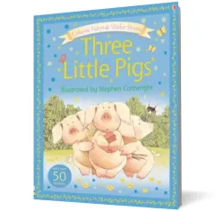 Coperta cărții The 3 Little Pigs Sticker Storybook