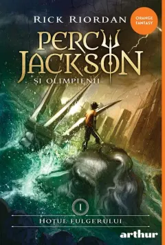 Coperta cărții Hoțul fulgerului (Percy Jackson și Olimpienii, vol. 1)