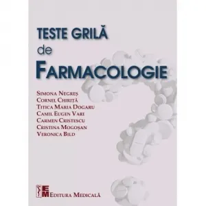 Coperta cărții Teste grila de farmacologie