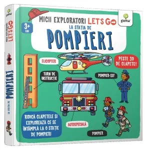 Coperta cărții Let's go! La statia de pompieri