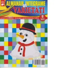 Coperta cărții Almanah de integrame varietati, Nr. 1/2023