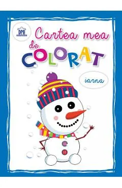 Coperta cărții Cartea mea de colorat: Iarna