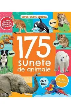 Coperta cărții Carte sonora. 175 sunete de animale