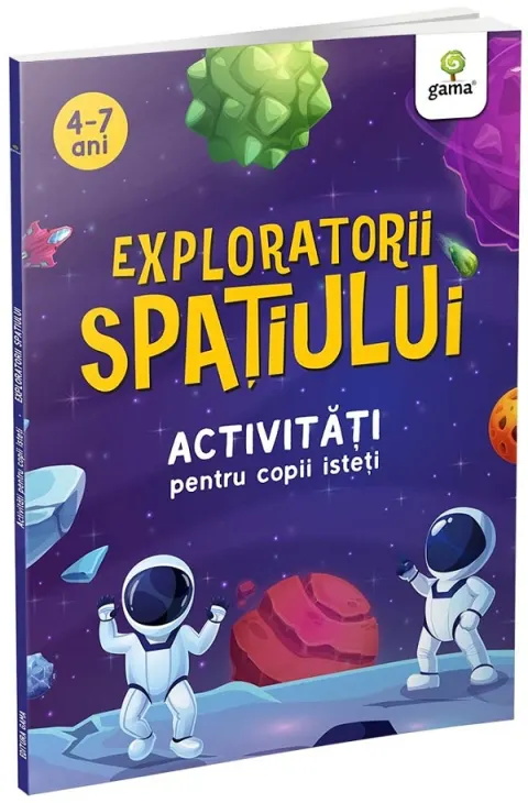 Coperta cărții Exploratorii spatiului. Activitati pentru copii isteti