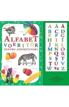 Coperta cărții Alfabet vorbitor pentru atotstiutori. Carte sonora