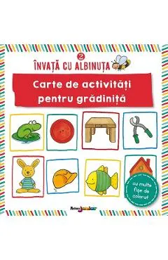 Coperta cărții Invata cu albinuta Vol.2: Carte de activitati pentru gradinita - Corina Beurenmeister, Angela Wiesner