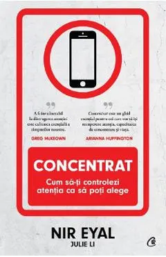 Coperta cărții Concentrat - Nir Eyal , Julie Li