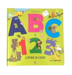 Coperta cărții ABC și 123. Litere și cifre. Bebe învață
