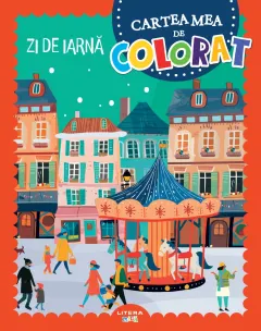 Coperta cărții Zi de iarna. Cartea mea de colorat