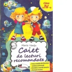 Coperta cărții Caiet de lecturi recomandate. Clasa a IV-a