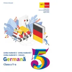 Coperta cărții Germana. Manual pentru clasa a V-a. Limba moderna 1 - Limba moderna 2. Limba moderna 1 intensiv