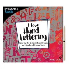 Coperta cărții Scratch & Create: I Love Hand Lettering
