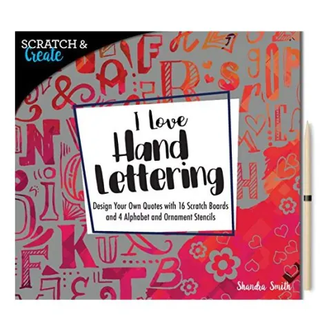 Coperta cărții Scratch & Create: I Love Hand Lettering