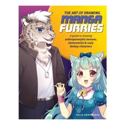 Coperta cărții The Art Of Drawing Manga Furries: A Guide To Drawi(...)