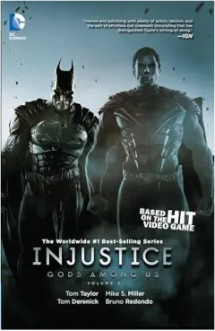 Coperta cărții Injustice, Tom Taylor, Mike S. Miller, Tom Derenick, Jheremy Raapack