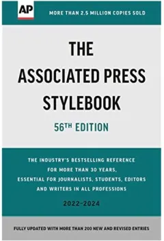Coperta cărții Associated Press Stylebook, Associated Press