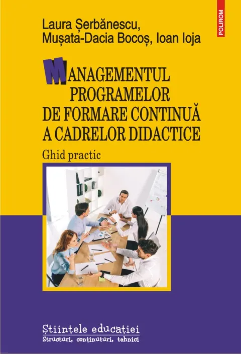 Coperta cărții Managementul programelor de formare continuă a cadrelor didactice. Ghid practic