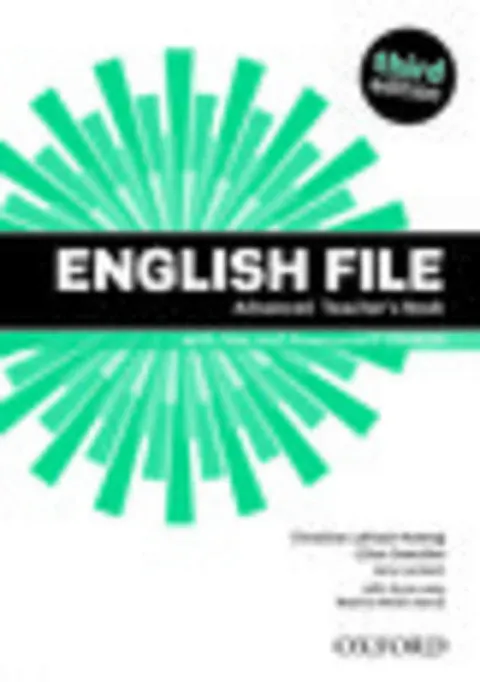 Coperta cărții English File 3E Advanced Teacher's Book with Test and Assessment CD-ROM- REDUCERE 30%