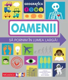 Coperta cărții GEOGRAFICA: OAMENII. Să pornim în lumea largă.
