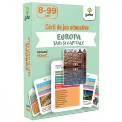 Coperta cărții Carti de joc educative - Europa. Tari si capitale