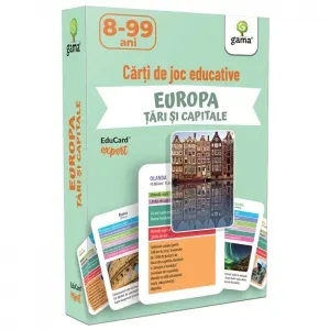 Coperta cărții Carti de joc educative - Europa. Tari si capitale