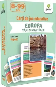 Coperta cărții Carti de joc educative - Europa. Tari si capitale