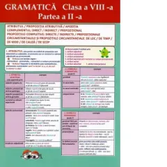 Coperta cărții Plansa. Gramatica - Clasa a VIII-a, partea a II-a