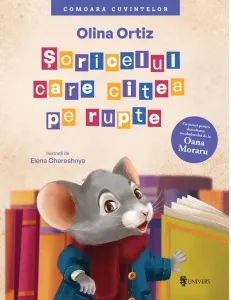 Coperta cărții Soricelul care citea pe rupte. Cu jocuri pentru dezvoltarea vocabularului