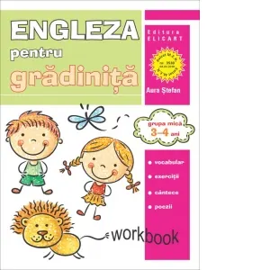 Coperta cărții Limba engleza pentru gradinita. Grupa mica 3-4 ani. Workbook