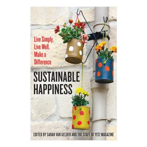 Coperta cărții Sustainable happiness: live simply, live well, make a difference