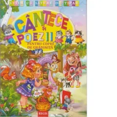 Coperta cărții Citim cu litere de tipar: Cantece si poezii pentru copiii de gradinita