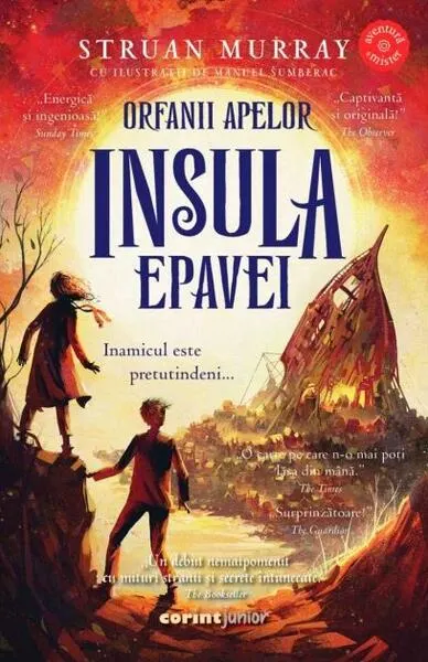 Coperta cărții Orfanii apelor Vol.2: Insula epavei