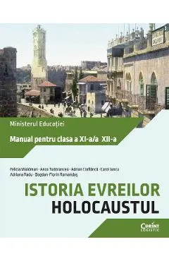 Coperta cărții Istoria evreilor. Holocaustul - Clasele 11-12 - Manual - Felicia Waldman, Anca Tudorancea, Adrian Cioflanca, Carol Iancu, Adriana Radu, Bogdan-Florin Romandas
