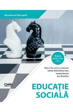 Coperta cărții Educatie sociala - Clasa 6 - Manual - Maria-Liana Lacatus, Carmen-Rodica Burcea-Iancu, Laurenta Hacman, Ana-Maria Rusu